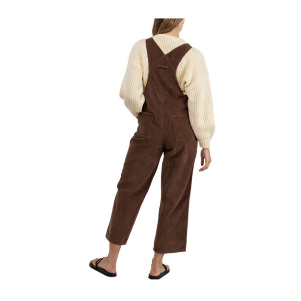 Rhythm Brodie Corduroy Jumpsuit - Brown - Picture 3 of 9
